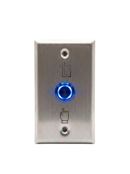 Botón Pulsador LED Placa Rectangular